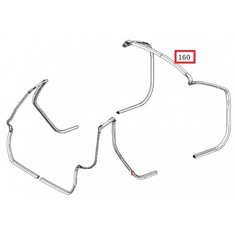 Tuerdichtung ForTwo 451 Coupe