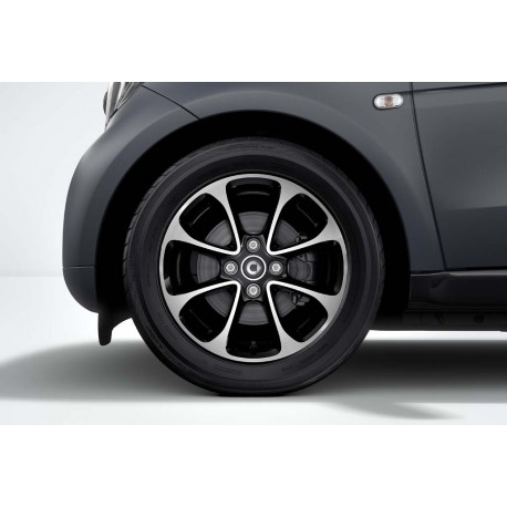 8-spoke wheel black ForTwo 453