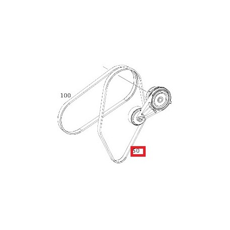 Cinghia Aria Condizionata Smart ForTwo 451 MHD