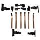 Slide Hoop Roof Bow Repair Kit -  Smart ForTwo 453