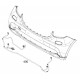 Mazo de cables para faros antiniebla original Smart ForFour 453