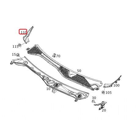 Mascherina Radiatore Smart ForFour 453