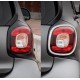 Cornici Cromate Stop Smart Fortwo 453 - Stile Brillante