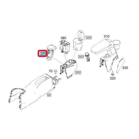 Presa di corrente Smart ForTwo ForFour 453