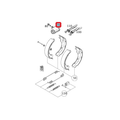 Hinterradbremszylinder Smart ForTwo 450 451 Roadster 452