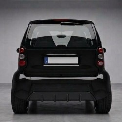 Diffusore posteriore SKs per scarico di serie ForTwo 450