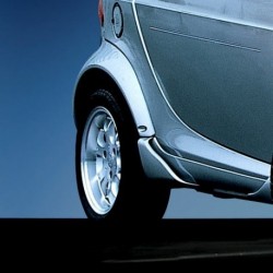 Codolini aerodinamici laterali posteriori Smart ForTwo 450 Cabrio Brabus